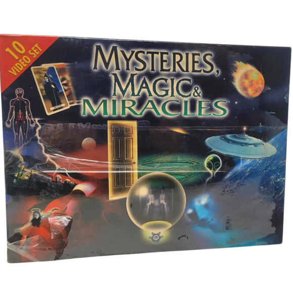 Mysteries Magic & Miracles VHS Collection 10 Volume Box Set Occult 1996 SEALED